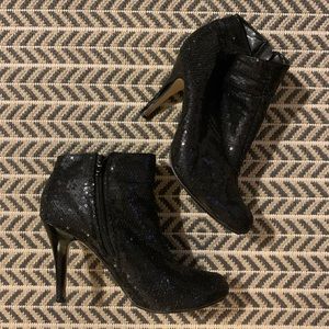 Sequin bootie